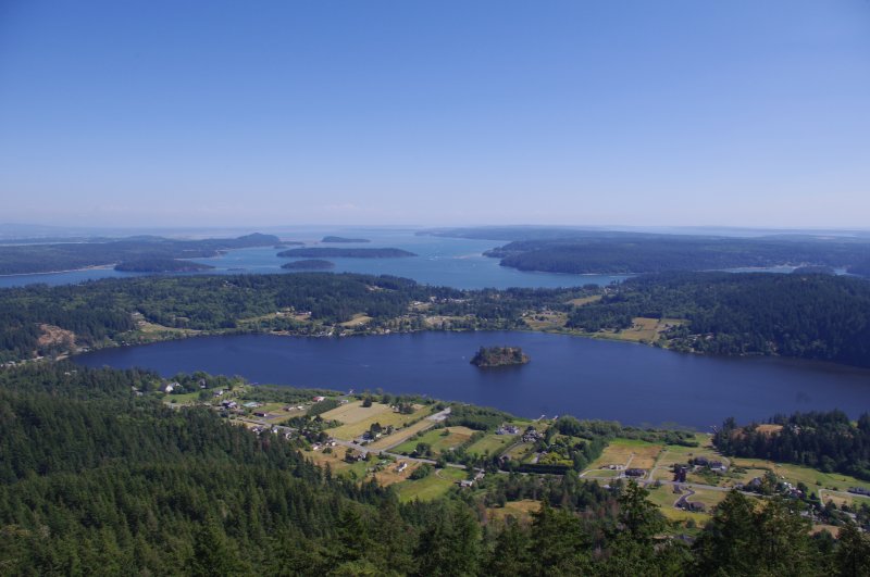 The view from Mount Erie