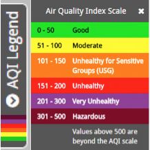 AQI Legend